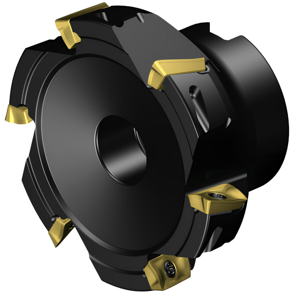 Seco 84mm Cut Dia, 27mm Arbor Hole Dia, 11mm Max Depth, Indexable Square-Shoulder Face Mill - 02969086