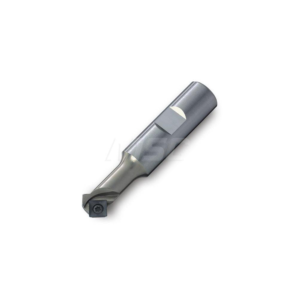 Cutting Tool Technologies 45° Lead Angle, 1.04" to 1-1/2" Cut Dia, Indexable & Chamfer End Mill - ANG-040-C