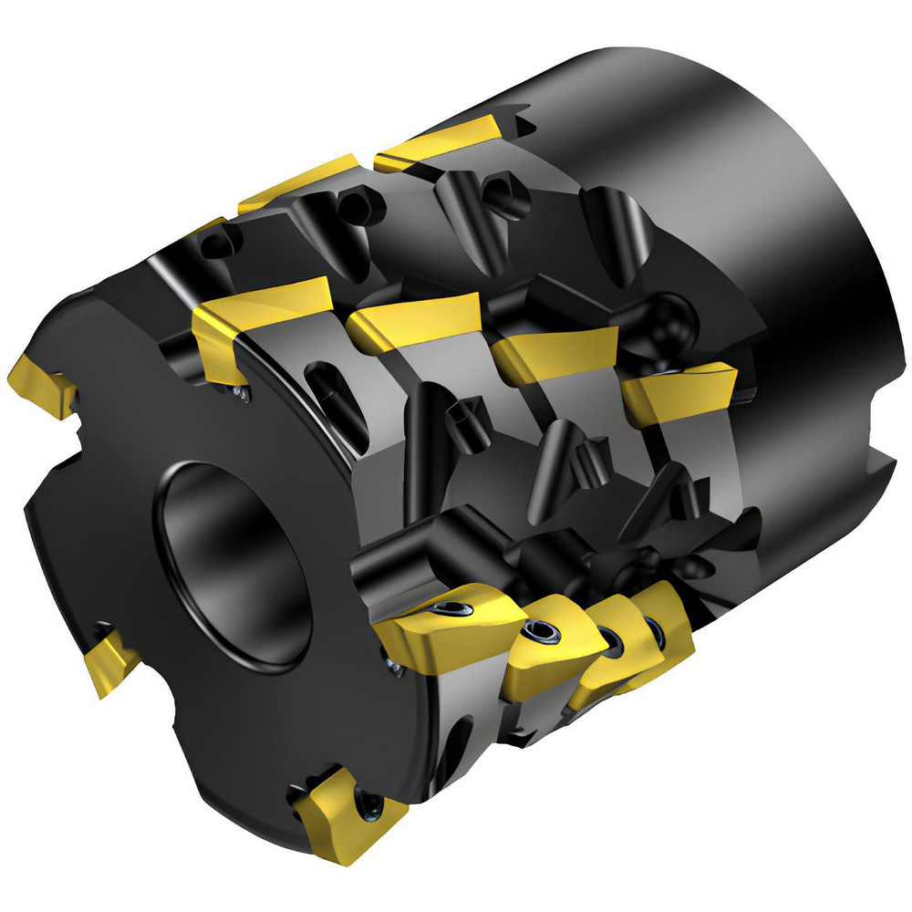 Iscar 63mm Cut Dia, 27mm Arbor Hole Dia, 71mm Max Depth, Indexable Square-Shoulder Face Mill - 3110783