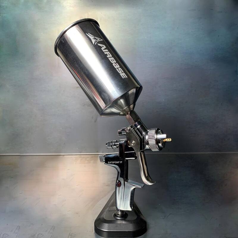 AIRBASE INDUSTRIES HVLP High Performance Metallic Spray Gun with Paint Tip Size 1.3 - EATSPGMF1P