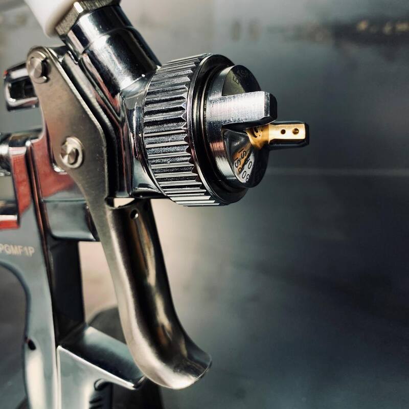 AIRBASE INDUSTRIES HVLP High Performance Metallic Spray Gun with Paint Tip Size 1.3 - EATSPGMF1P