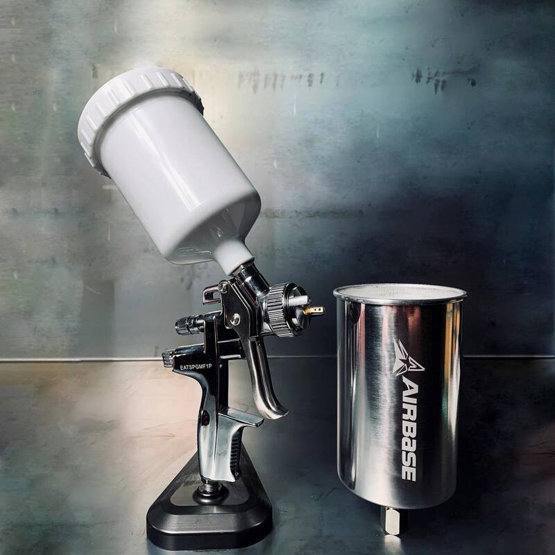 AIRBASE INDUSTRIES HVLP High Performance Metallic Spray Gun with Paint Tip Size 1.3 - EATSPGMF1P