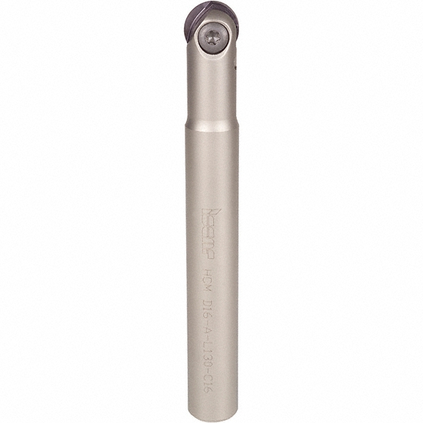 Ceratizit Indexable Ball Nose End Mill: 12 mm Cut Dia, Solid Carbide, 80 mm OAL - 56101121