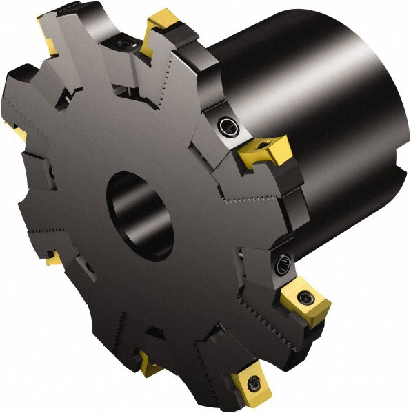 Seco Indexable Slotting Cutter: 0.2360" Cutting Width, 8.0000" Cutter Dia, Arbor Connection, 2.2640" Depth of Cut, 1.5000" Hole Dia, Right Hand - 02740906