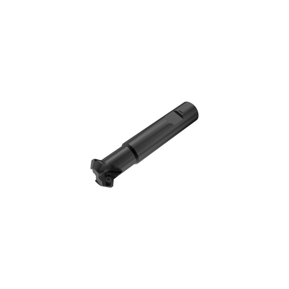 Seco 45° Lead Angle, 5/8" to 1.039" Cut Dia, 3/4" Shank Dia, Indexable & Chamfer End Mill - 00072168