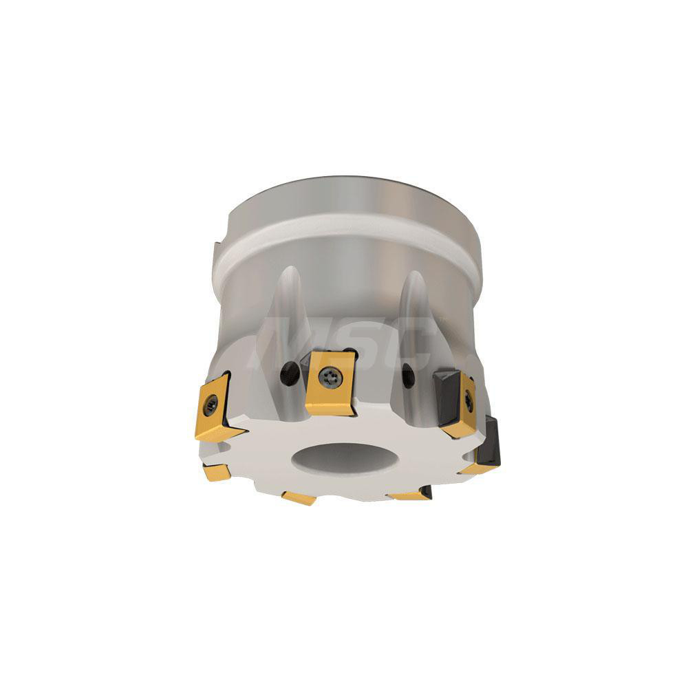 Iscar 2-1/2" Cut Dia, 1" Arbor Hole Dia, 0.315" Max Depth, Indexable Square-Shoulder Face Mill - 3104904