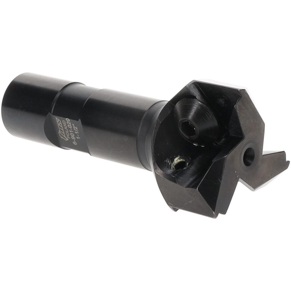 Widia Indexable Square-Shoulder End Mill: VSM11D100Z03W075XD11, 29/64" Max Depth of Cut, 3/4" Dia Weldon Flat Shank - 6025663