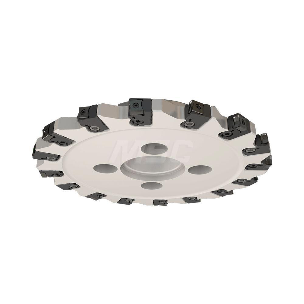 Kennametal Indexable Slotting Cutter: 14.00 mm Cutting Width, 100.00 mm Cutter Dia, 24.41 mm Depth of Cut, 24.41 mm Depth of Cut, Neutral - 2442598