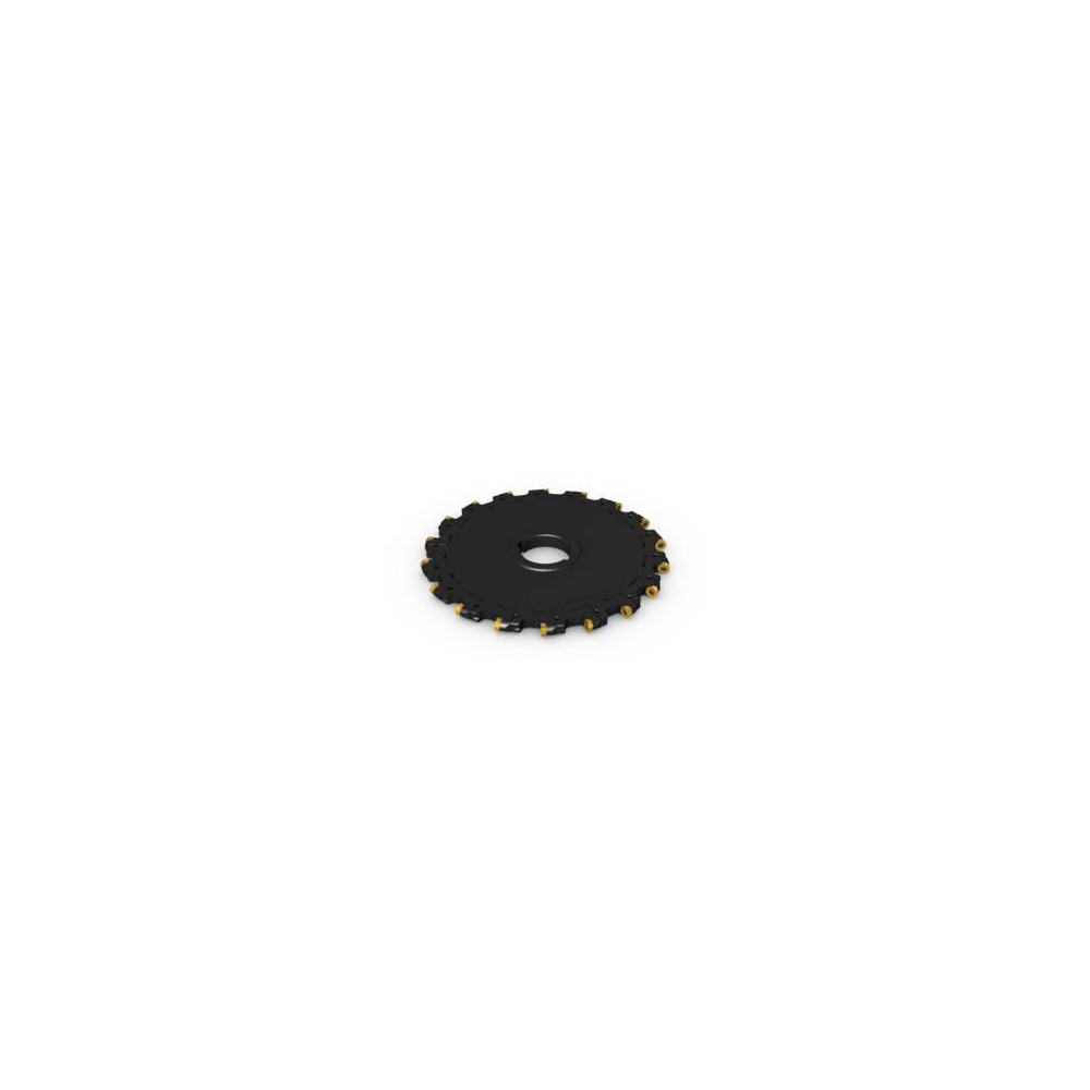 Seco Indexable Slotting Cutter: 0.3940" Cutting Width, 12.0000" Cutter Dia, Arbor Connection, 4.3900" Depth of Cut, 2.0000" Hole Dia, Neutral - 02740860