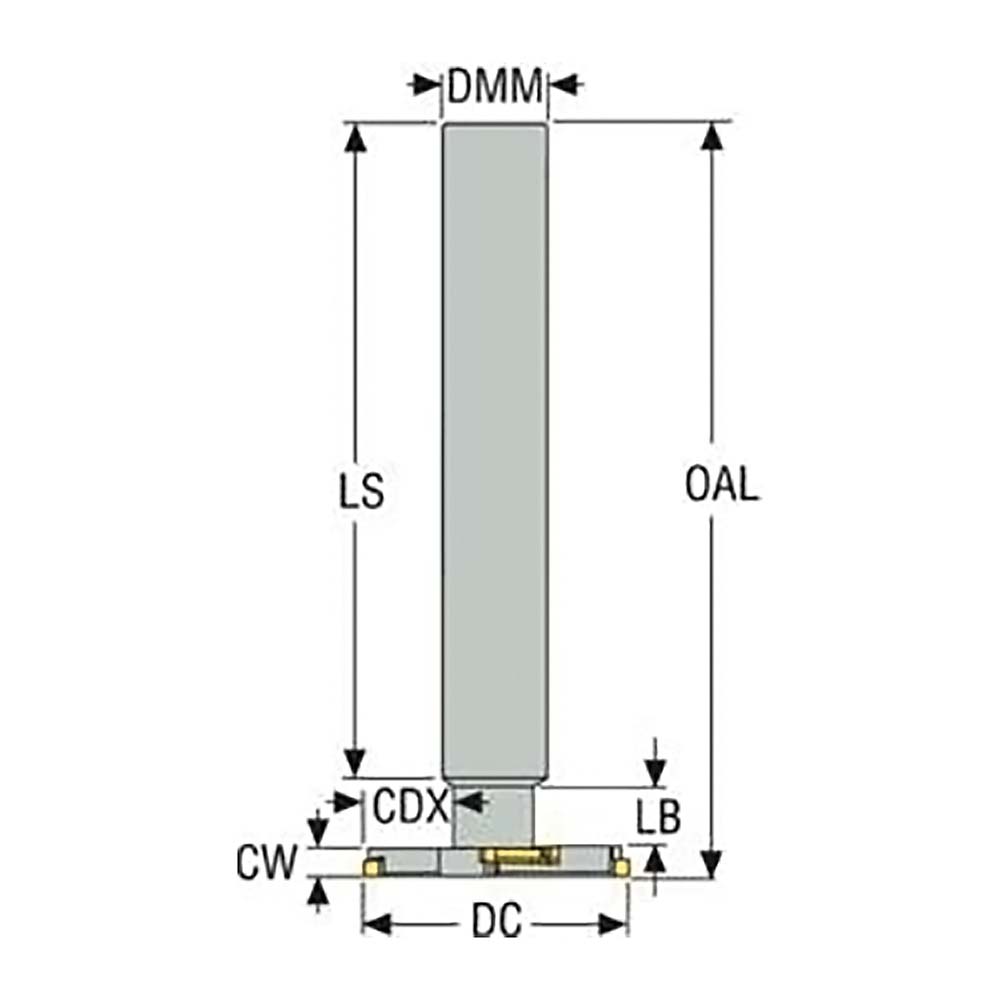 Seco Indexable Slotting Cutter: 10.00 mm Cutting Width, 80.00 mm Cutter Dia, Shank Connection, 24.00 mm Depth of Cut, 24.00 mm Depth of Cut, 32.00 mm Shank Dia, Right Hand - 02449098