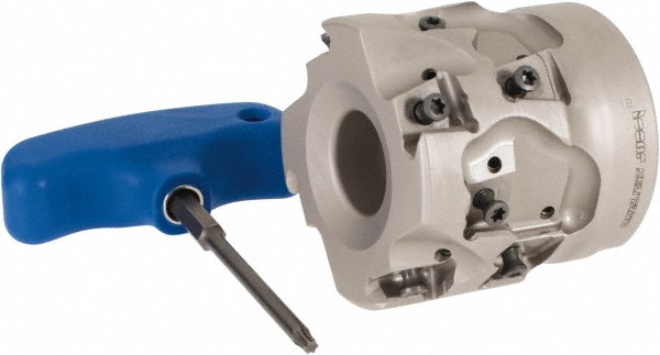 Iscar 40mm Cut Dia, 22mm Arbor Hole Dia, 36mm Max Depth, Indexable Square-Shoulder Face Mill - 3105097