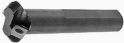 Cutting Tool Technologies 30° Lead Angle, 0.93" to 1-1/8" Cut Dia, Indexable & Chamfer End Mill - ANG-090
