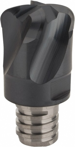 Iscar Indexable High-Feed End Mill: FFX4ED1.0042.0W1.0004, 1" Cut Dia, 1" Shank Dia, Weldon Flat Shank - 3336698
