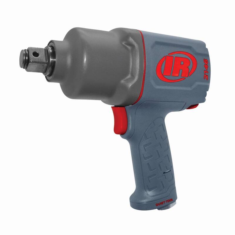Ingersoll Rand 3/4 in. Drive, Air Impact Wrench, Quiet, 2,000 ft./lbs. Nut-Busting Torque, Maintenance Duty, Standard Anvil, Gray - 2146Q1MAX