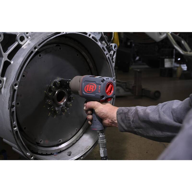 Ingersoll Rand 3/4 in. Drive, Air Impact Wrench, Quiet, 2,000 ft./lbs. Nut-Busting Torque, Maintenance Duty, Standard Anvil, Gray - 2146Q1MAX