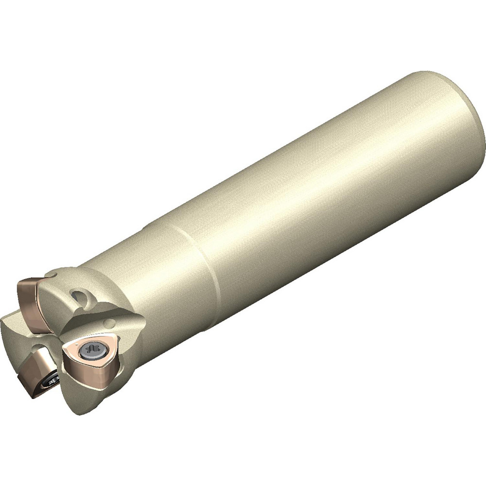 Kennametal Indexable High-Feed End Mill: A7792VXD12SA1.5Z3R1.7, 1-1/2" Cut Dia, Modular Connection Shank - 5667487