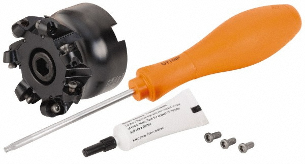 Sandvik Coromant Indexable Copy Face Mill: 3" Max Cut Dia, 1" Arbor Hole - 5739459
