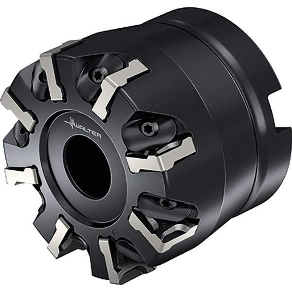Walter 125mm Cut Dia, 40mm Arbor Hole Dia, Indexable Square-Shoulder Face Mill - 6583212