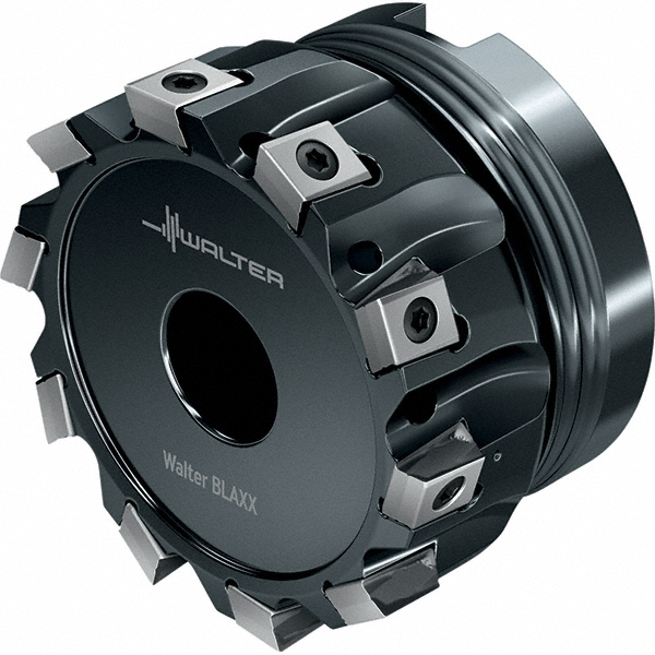 Walter 100mm Cut Dia, 32mm Arbor Hole Dia, 8.41mm Max Depth, Indexable Square-Shoulder Face Mill - 6625054
