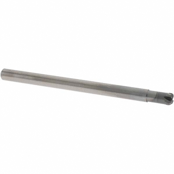 Sandvik Coromant Indexable Square-Shoulder End Mill: A490-019M19-08L, 3/4" Cut Dia, 5.5 mm Max Depth of Cut, 3/4" Dia Weldon Flat Shank - 5722862