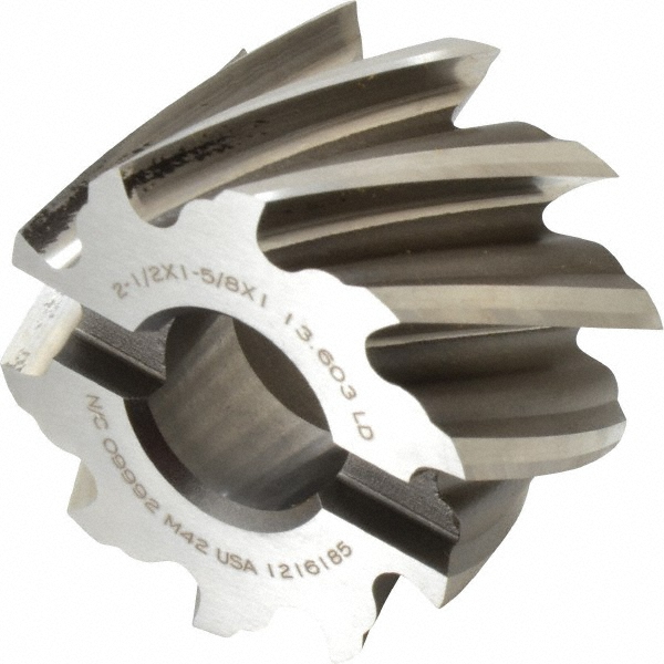 Kennametal Indexable Square-Shoulder End Mill: M1D062E1002W075L100, 5/8" Cut Dia, 0.396" Max Depth of Cut, 3/4" Dia Weldon Flat Shank - 3742552