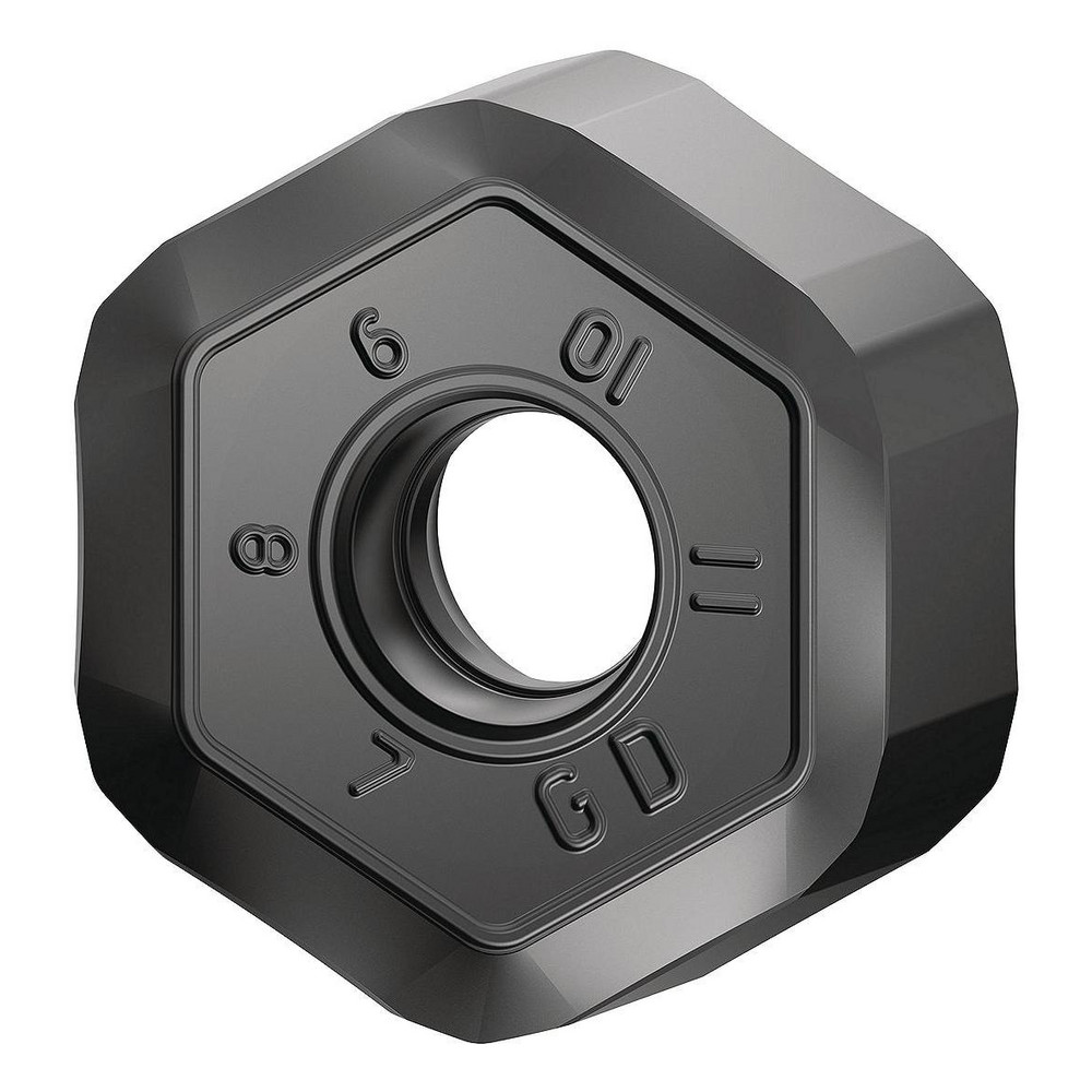 Kennametal 8" Cut Dia, 2-1/2" Arbor Hole, 4.5mm Max Depth of Cut, 45° Indexable Chamfer & Angle Face Mill - 3494648