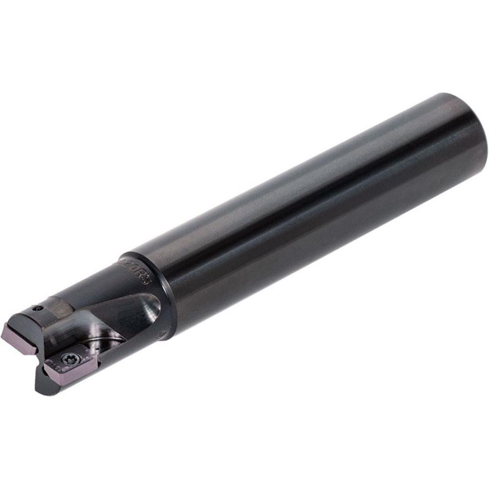 Walter Indexable Square-Shoulder End Mill: M4130-025-W25-04-08, 25 mm Cut Dia, 8 mm Max Depth of Cut, 25 mm Dia Weldon Flat Shank - 6952597