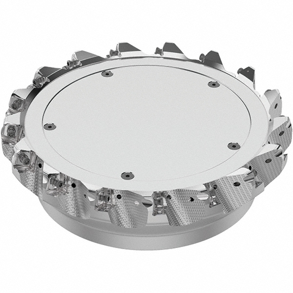 Seco 2-1/2" Cut Dia, 3/4" Arbor Hole, 0.315" Max Depth of Cut, 71° Indexable Chamfer & Angle Face Mill - 03241917