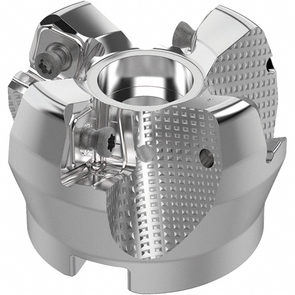 Seco 2-1/2" Cut Dia, 3/4" Arbor Hole, 0.315" Max Depth of Cut, 71° Indexable Chamfer & Angle Face Mill - 03241917