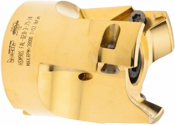 Iscar 50mm Cut Dia, 22mm Arbor Hole Dia, 10mm Max Depth, Indexable Square-Shoulder Face Mill - 3105782