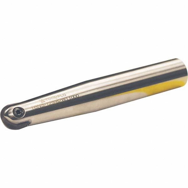Sandvik Coromant Indexable Ball Nose End Mill: 0.9843" Cut Dia, Steel, 9.8425" OAL - 5743623