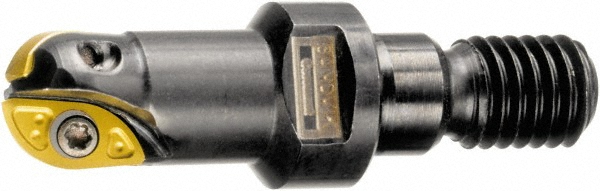 Sandvik Coromant Indexable Ball Nose End Mill: 0.9843" Cut Dia, Steel, 9.8425" OAL - 5743623