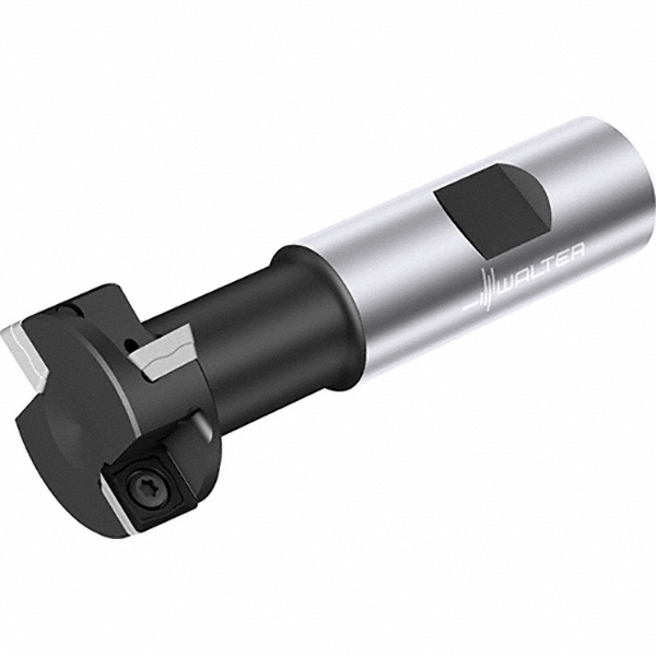 Seco 37.32mm Cut Dia, 15.91mm Cut Width, 1" Shank Dia, Indexable T-Slot Cutter - 02980640