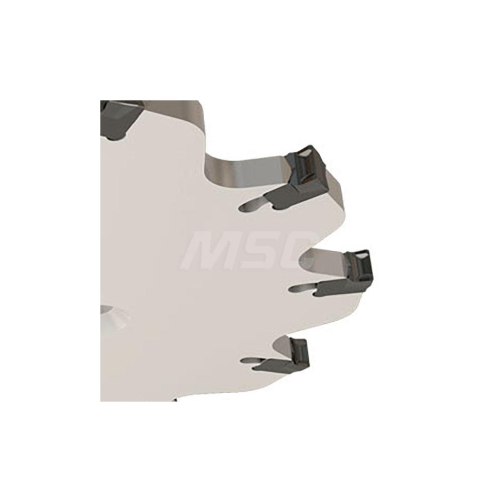 Iscar Indexable Slotting Cutter: 0.1320" Cutting Width, 3.9400" Cutter Dia, Arbor Connection, 1.1400" Depth of Cut, 1.0000" Hole Dia, 1.0000" Shank Dia, Right Hand - 2301734