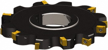 Seco Indexable Slotting Cutter: 15.00 mm Cutting Width, 100.00 mm Cutter Dia, Arbor Connection, 25.31 mm Depth of Cut, 25.31 mm Depth of Cut, Right Hand - 02989535