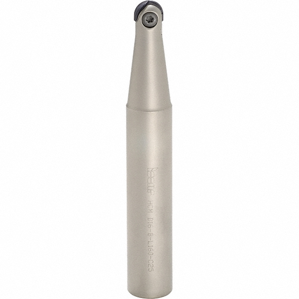 LMT Indexable Ball Nose End Mill: 3/4" Cut Dia, High Speed Steel, 6.89" OAL - 6121376