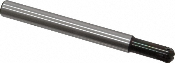 LMT Indexable Ball Nose End Mill: 3/4" Cut Dia, High Speed Steel, 6.89" OAL - 6121376