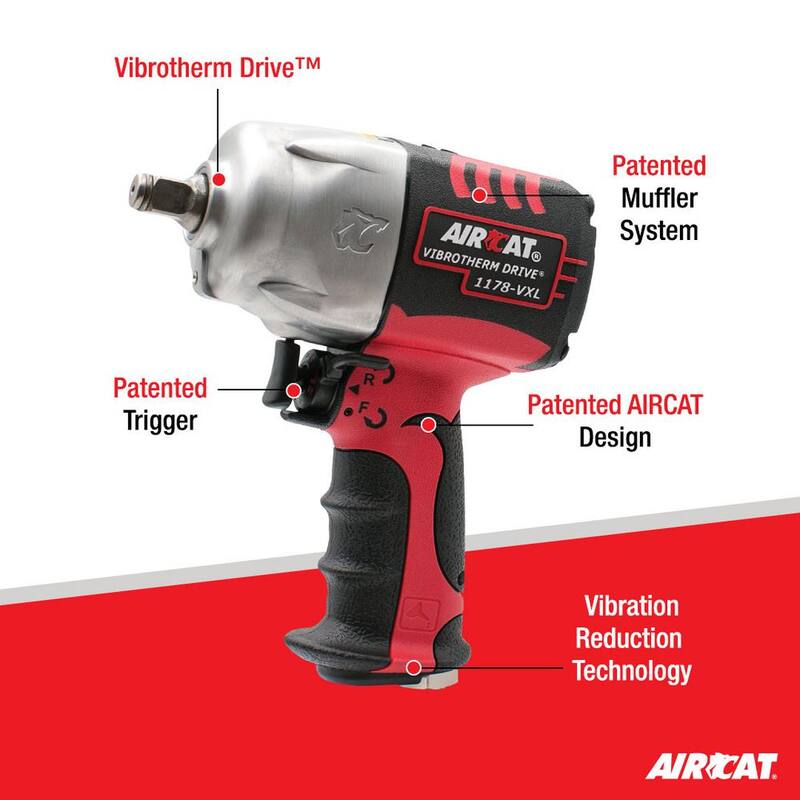AIRCAT 1/2 in. Impact Wrench - 1178-VXL