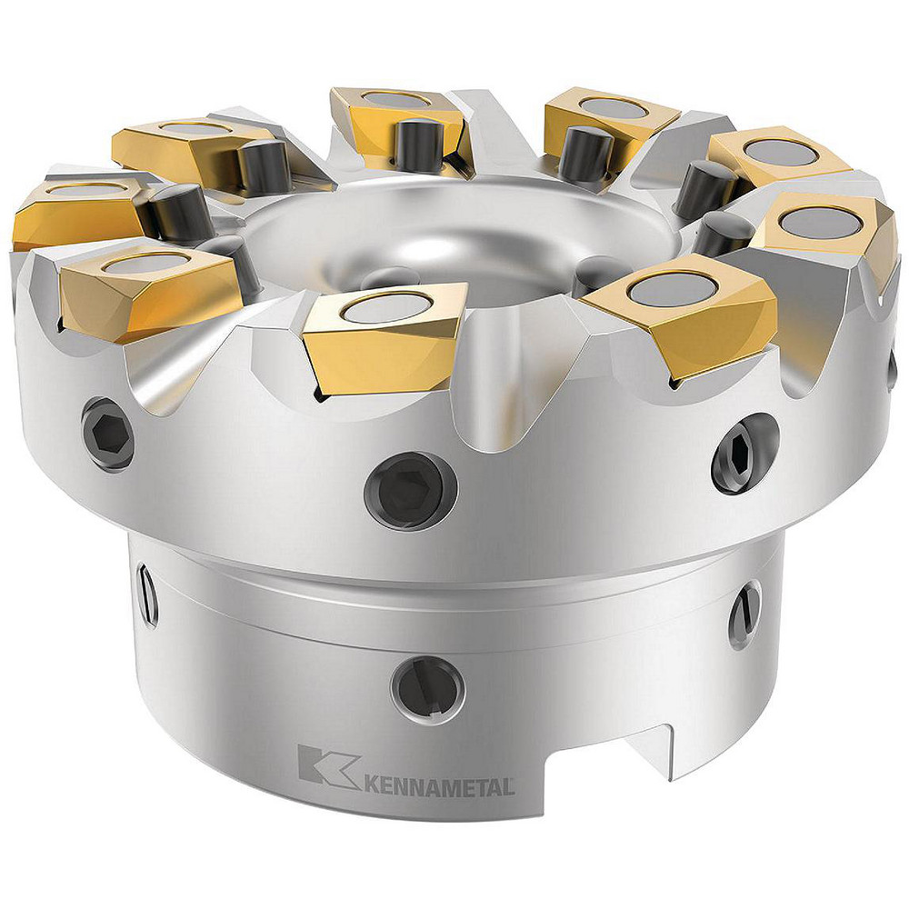Kennametal 200mm Cut Dia, 60mm Arbor Hole Dia, 1mm Max Depth, Indexable Square-Shoulder Face Mill - 1893757