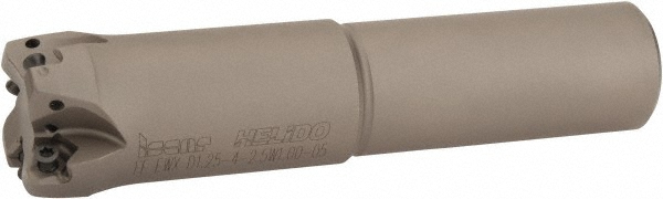 LMT Indexable High-Feed End Mill: EMZ90V22-125TH-I1.25, 1-1/4" Cut Dia, Modular Connection Shank - 1950302