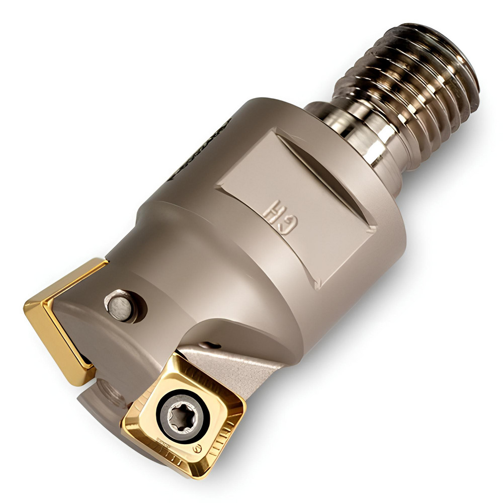 LMT Indexable High-Feed End Mill: EMZ90V22-125TH-I1.25, 1-1/4" Cut Dia, Modular Connection Shank - 1950302
