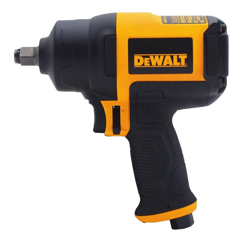 DEWALT 1/2 in. Heavy-Duty Pneumatic Impact Wrench and 1/2 in. Drive Metric Deep Impact Socket Set (26-Piece) - DWMT70773W19242
