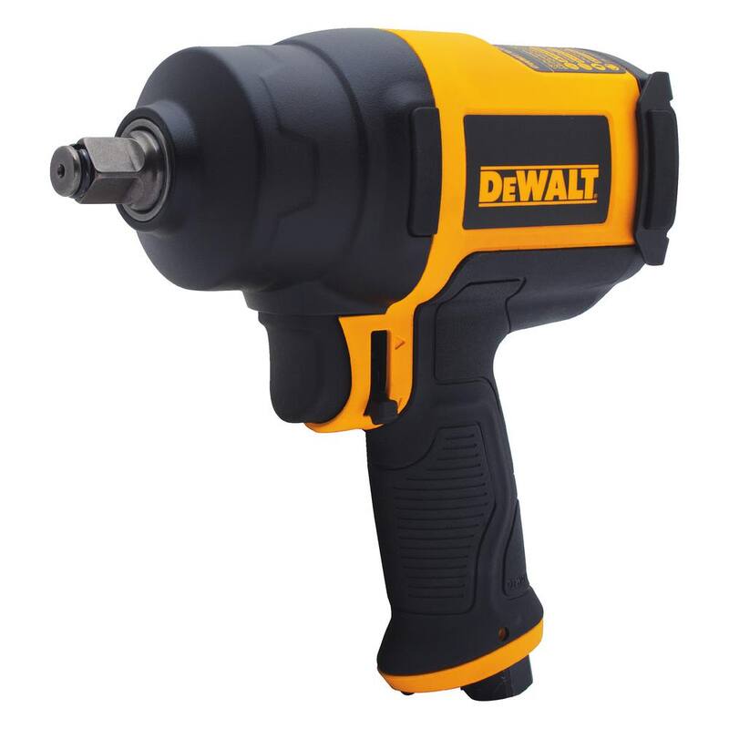 DEWALT 1/2 in. Heavy-Duty Pneumatic Impact Wrench and 1/2 in. Drive Metric Deep Impact Socket Set (26-Piece) - DWMT70773W19242