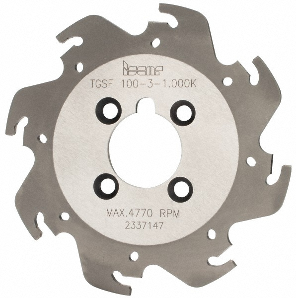 Walter 40mm Cut Dia, 16mm Arbor Hole Dia, 8mm Max Depth, Indexable Square-Shoulder Face Mill - 6195342