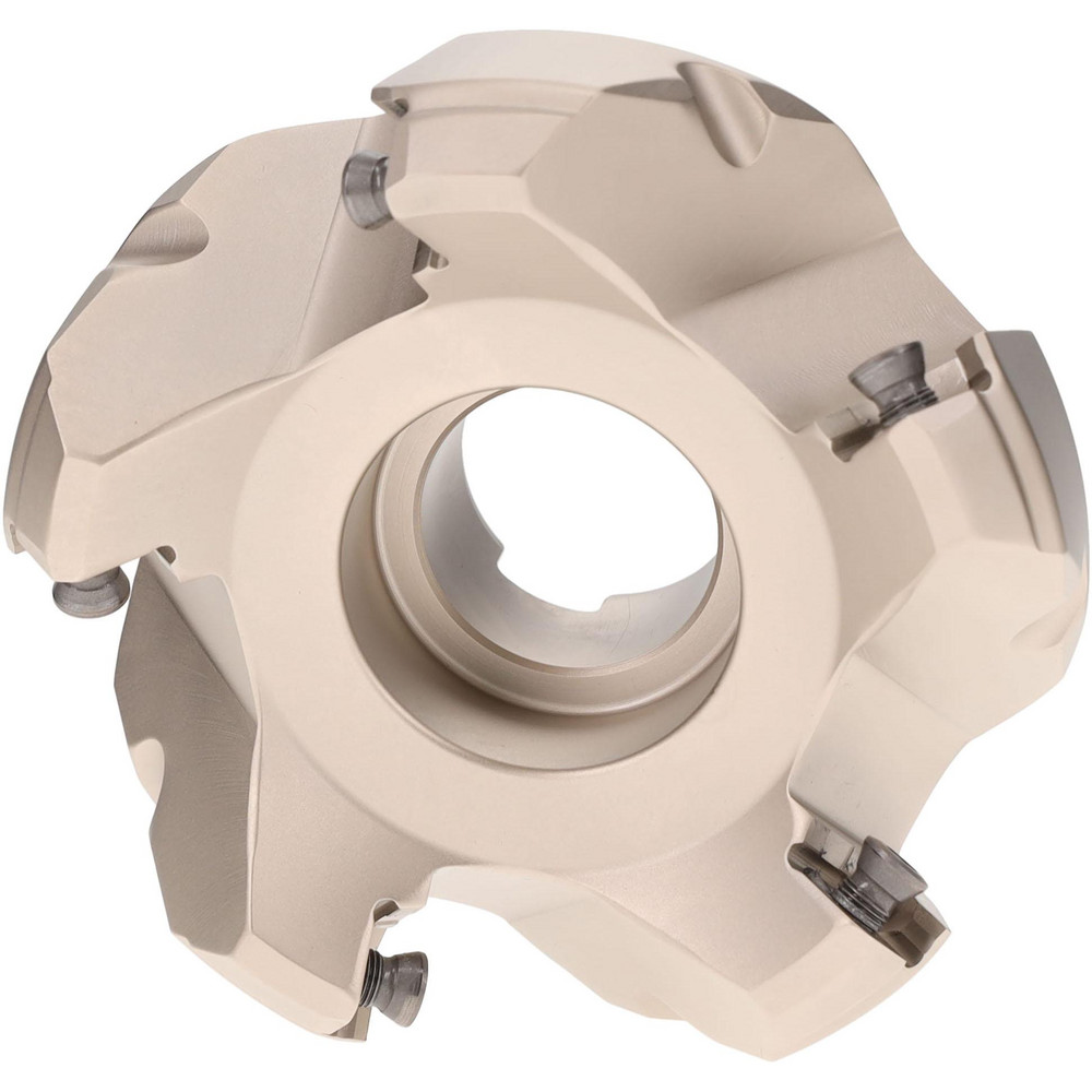 Iscar 3" Cut Dia, 1" Arbor Hole, 0.26" Max Depth of Cut, 45° Indexable Chamfer & Angle Face Mill - 3100368