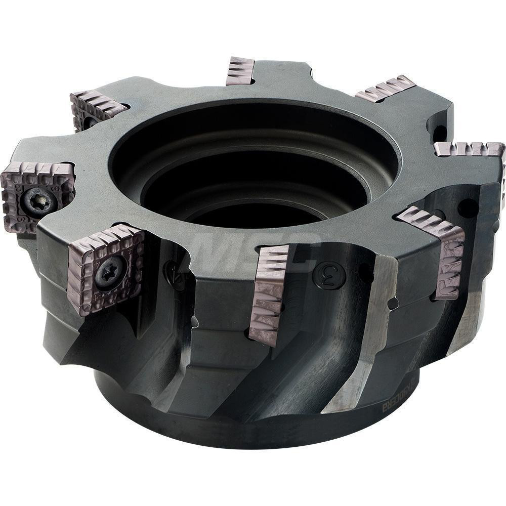 Iscar 160mm Cut Dia, 40mm Arbor Hole Dia, 5mm Max Depth, Indexable Square-Shoulder Face Mill - 3105799