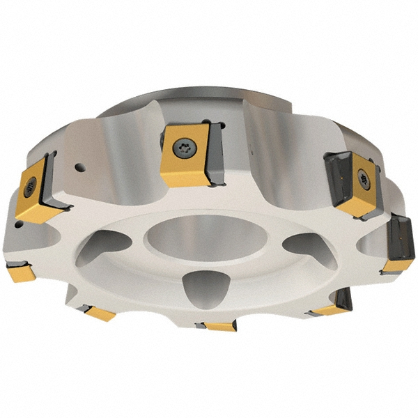Iscar 160mm Cut Dia, 40mm Arbor Hole Dia, 5mm Max Depth, Indexable Square-Shoulder Face Mill - 3105799
