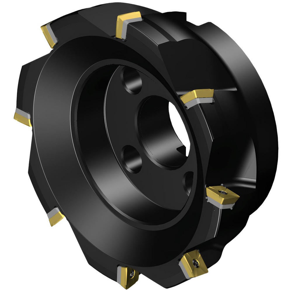 Iscar 160mm Cut Dia, 40mm Arbor Hole Dia, 5mm Max Depth, Indexable Square-Shoulder Face Mill - 3105799