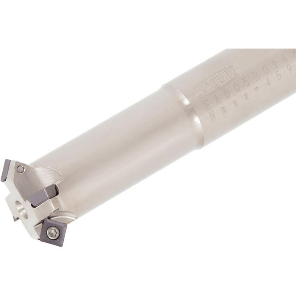 Kennametal 45° Lead Angle, 0.3937" to 0.8661" Cut Dia, 0.6299" Shank Dia, Indexable & Chamfer End Mill - 1024578