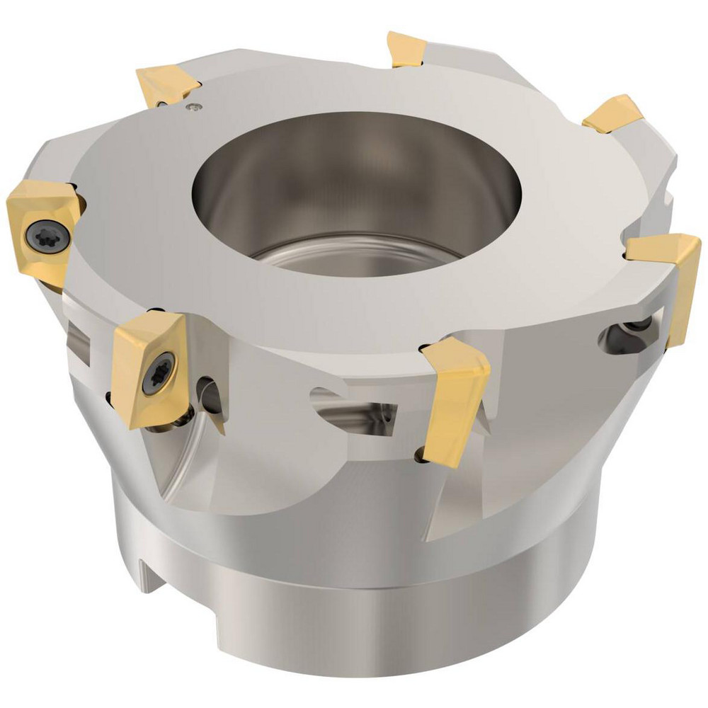 Seco 66mm Cut Dia, 27mm Arbor Hole Dia, 11mm Max Depth, Indexable Square-Shoulder Face Mill - 02969085